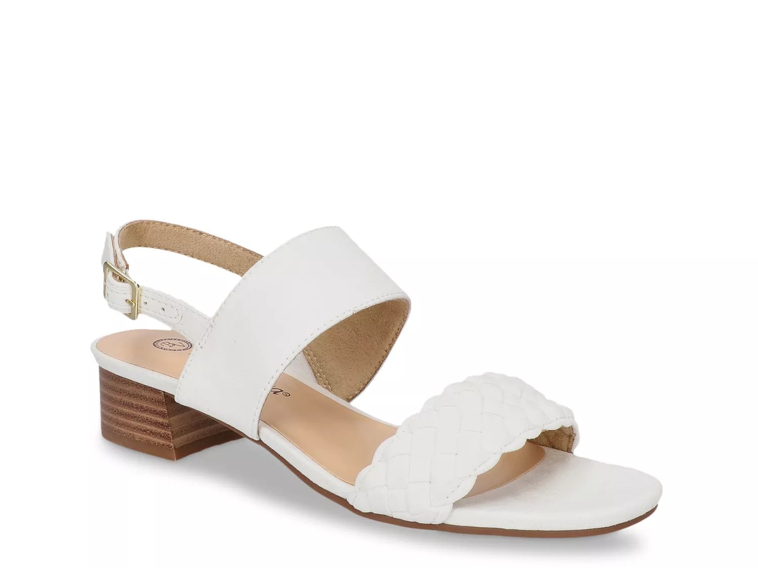 Bella Vita Wide Width Ellison Sandal | Women's | White | Size 6 | Sandals | Ankle Strap