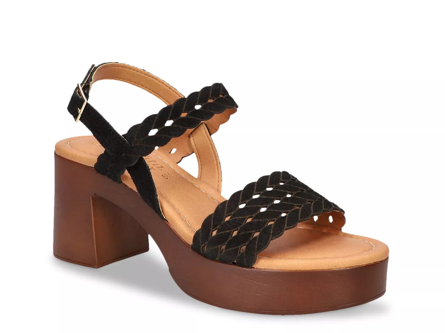 Bella Vita JudItaly Platform Sandal | Women's | Black | Size 8.5 | Sandals | Slingback