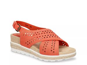 Orange discount sandals dsw