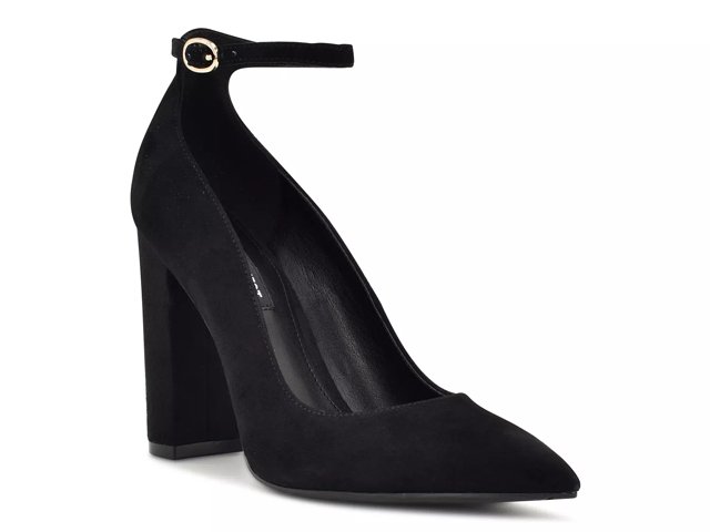 Dsw black clearance block heel pumps