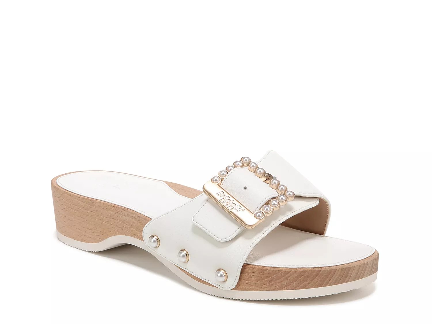 Womens Dr. Scholl's Original Slide Sandal - White