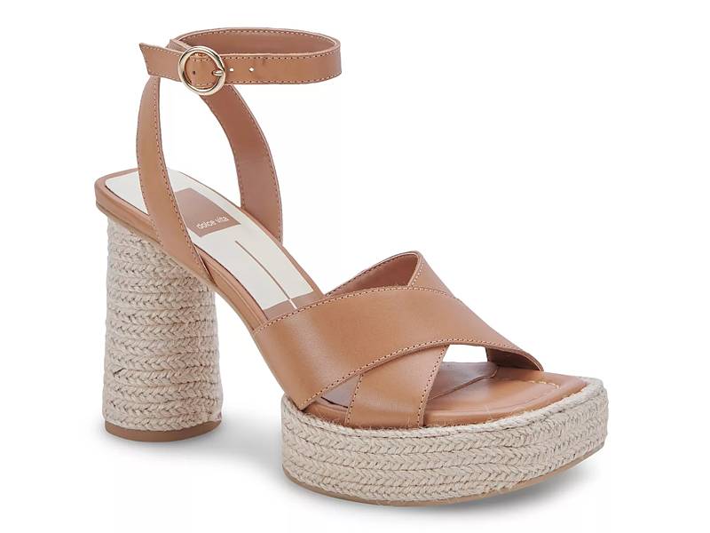 Divia leather hot sale platform sandal