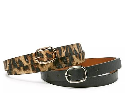 Women's leopard clearance belts