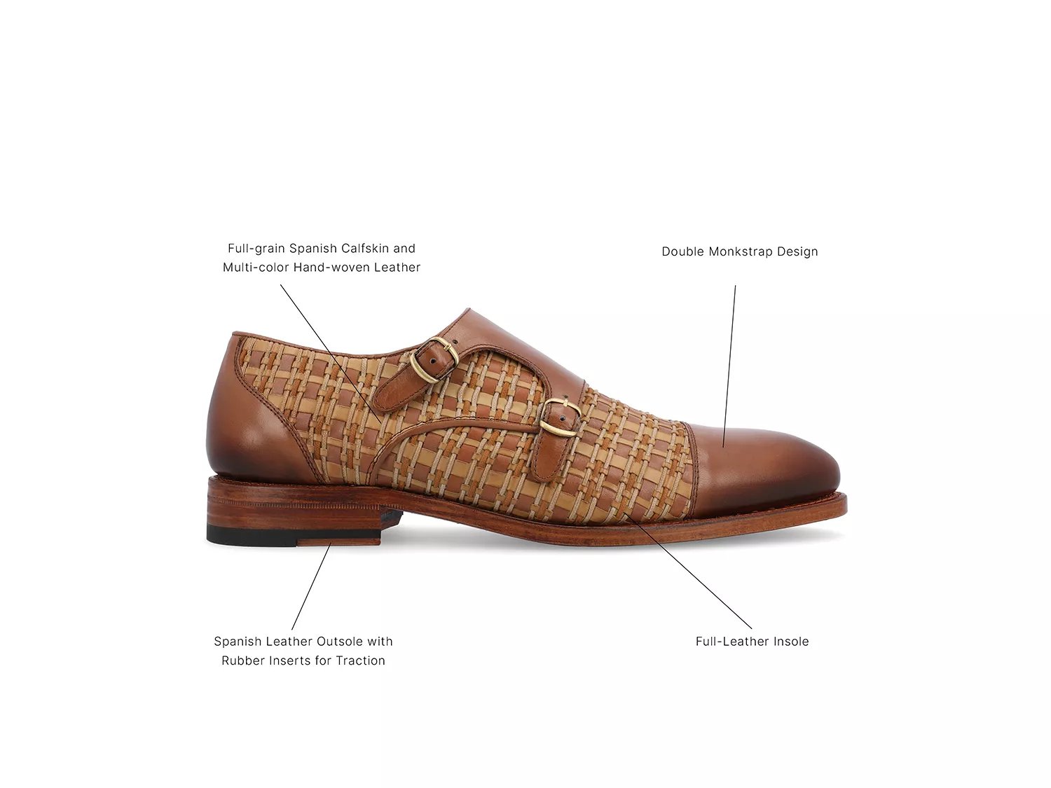 Lucca Monk Strap Slip-On