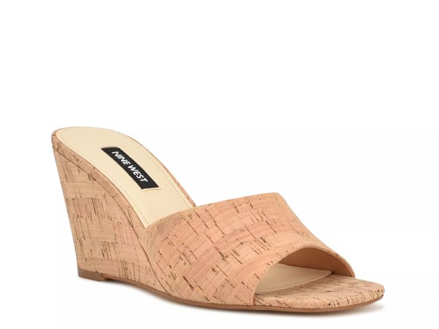 Nine west cork wedge sale