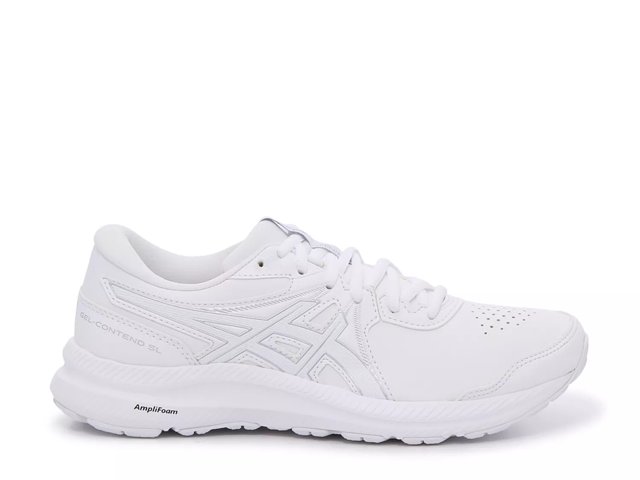 Womens white asics running shoes clearance