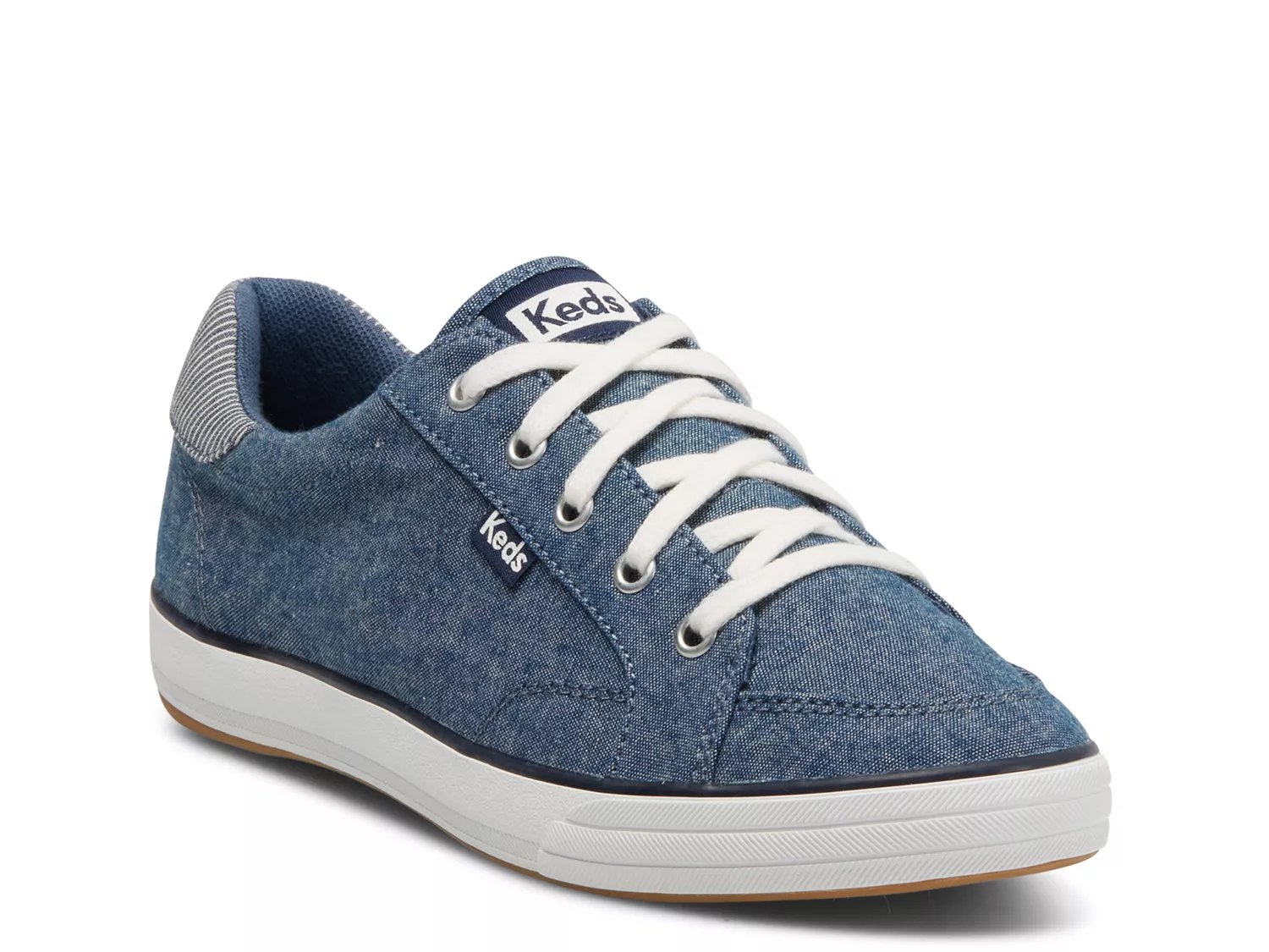 Keds Center 2 Lace Up, Sneaker womens, Navy Chambray, 7