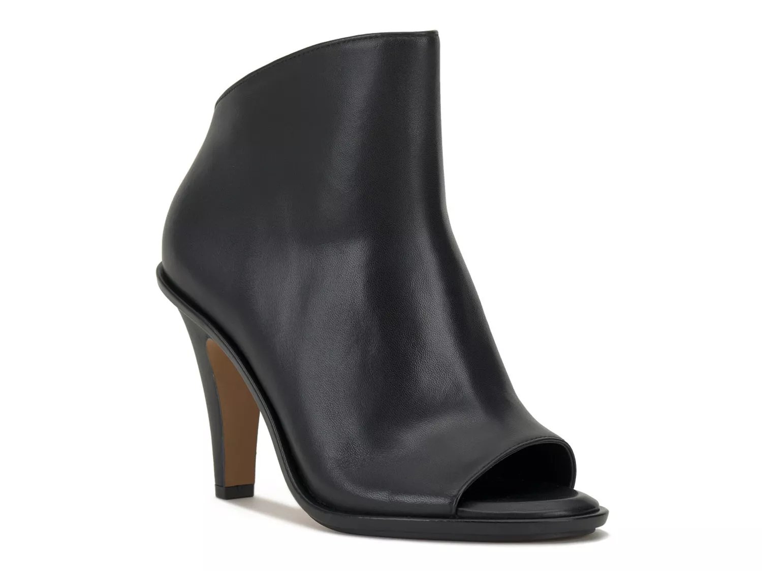 Vince Camuto Finndaya Leather Peep-Toe Shootie - 20848176