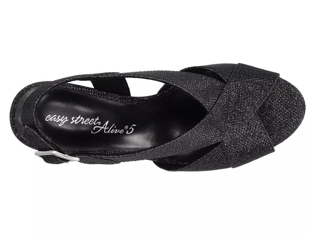 Easy street black sandals on sale
