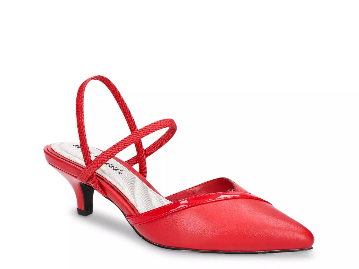 Easy Street Unna Pump | Women's | Red | Size 9 | Pumps | Kitten | Slingback