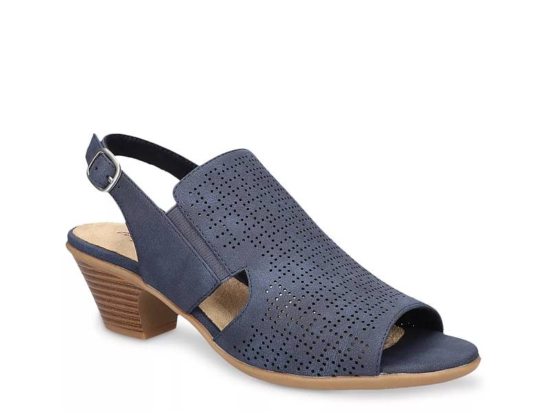 Easy street cheap navy sandals