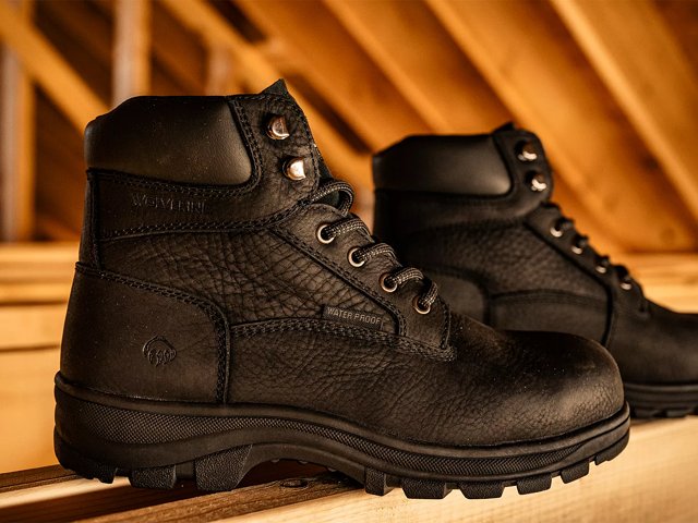 Wolverine men's black boots new arrivals