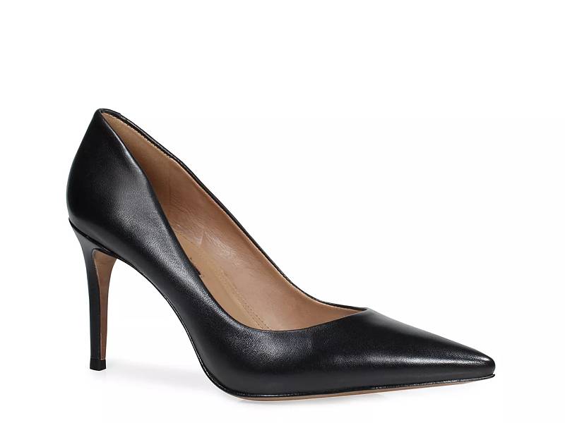 Calvin Klein Brady Pump feminino, Black Liquid Patent Smooth, 5