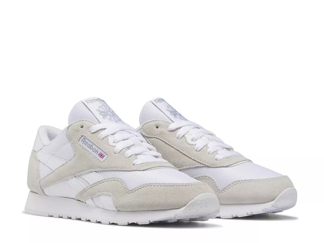 Women s Reebok Classic Nylon Shoes 9 White