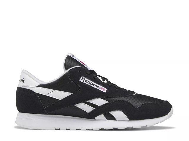 Reebok Classic CLASSIC LEATHER NYLON Black - Free delivery