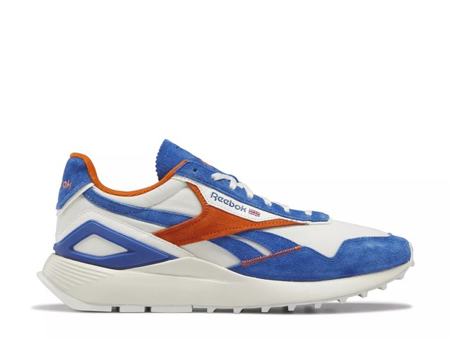 Orange and blue reebok classics clearance