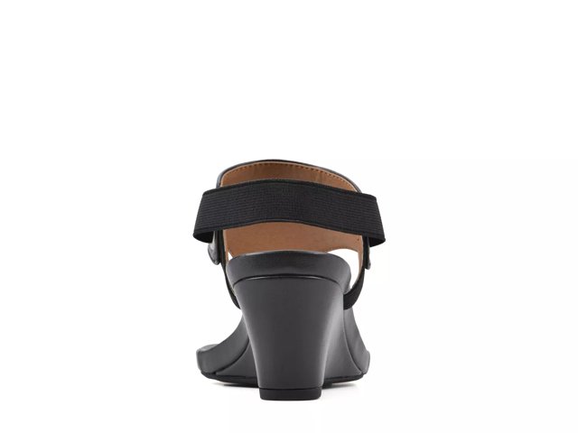 White Mountain All Dres Wedge Sandal