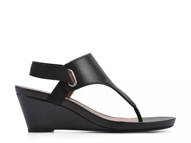 White Mountain All Dres Wedge Sandal