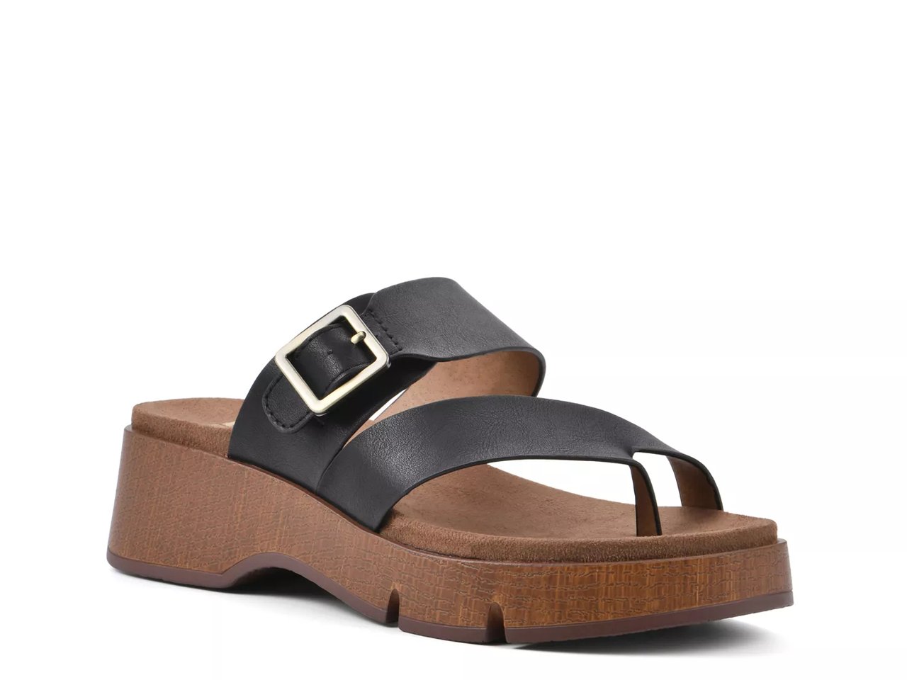 White Mountain Leftover Platform Sandal