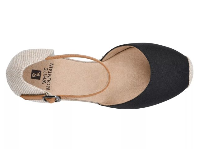 White Mountain Mamba Wedge Sandal Free Shipping DSW