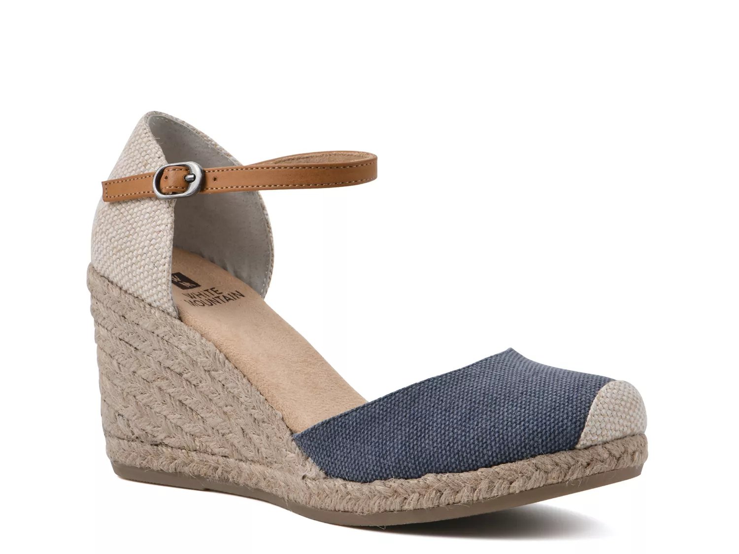 White Mountain Mamba Wedge Sandal Free Shipping DSW