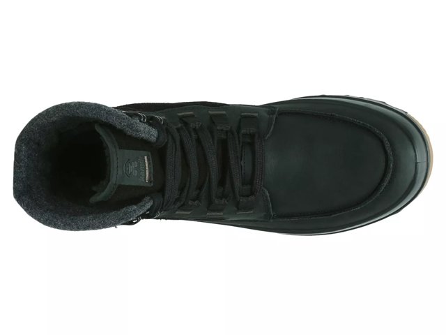 Skechers boots mens black on sale