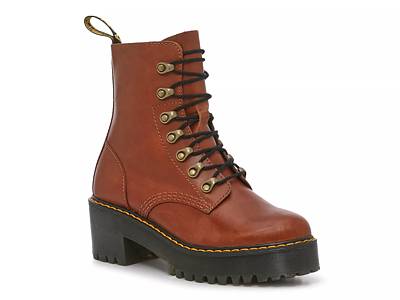 Dr. Martens Leona Combat Boot - Women's - Free Shipping | DSW