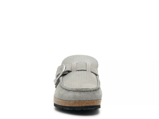Buckley Shearling Suede Leather Stone Coin | BIRKENSTOCK