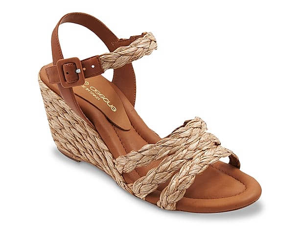 Andre Assous Neveah Espadrille Wedge Sandal - Free Shipping | DSW