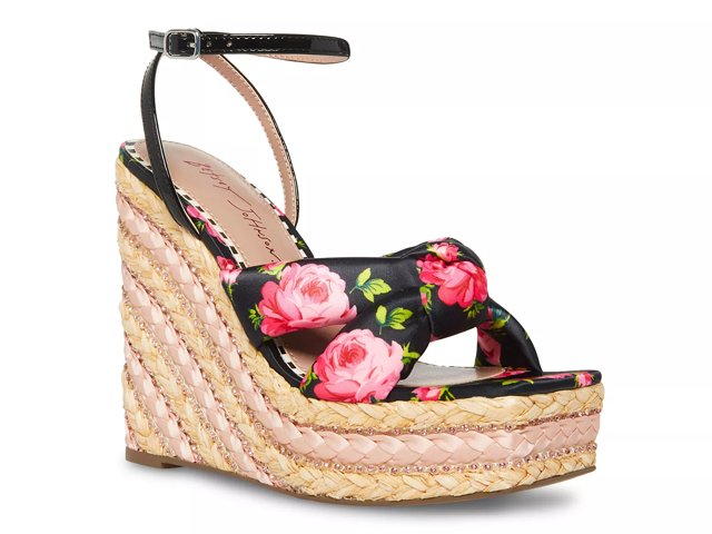Betsey Johnson Pansie Wedge Sandal