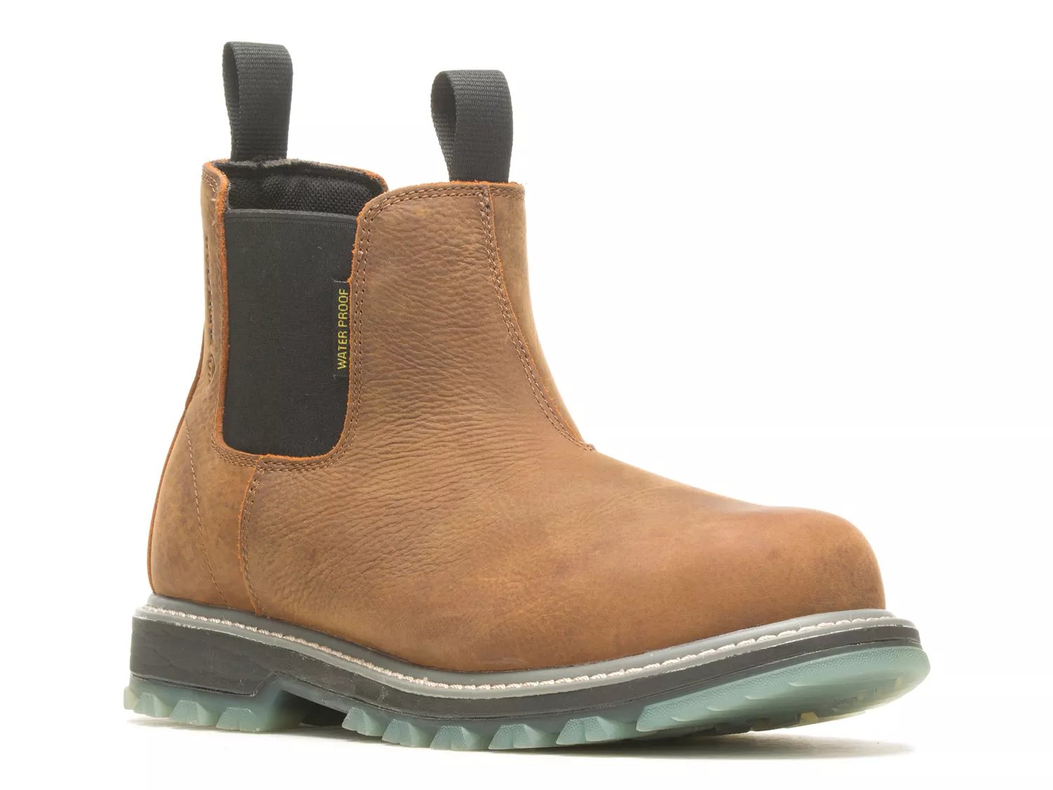 Wolverine Extra Wide Width Floorhand LX Chelsea Steel Toe Work Boot | Men's | Dark Brown | Size 9.5 | Boots | Chelsea