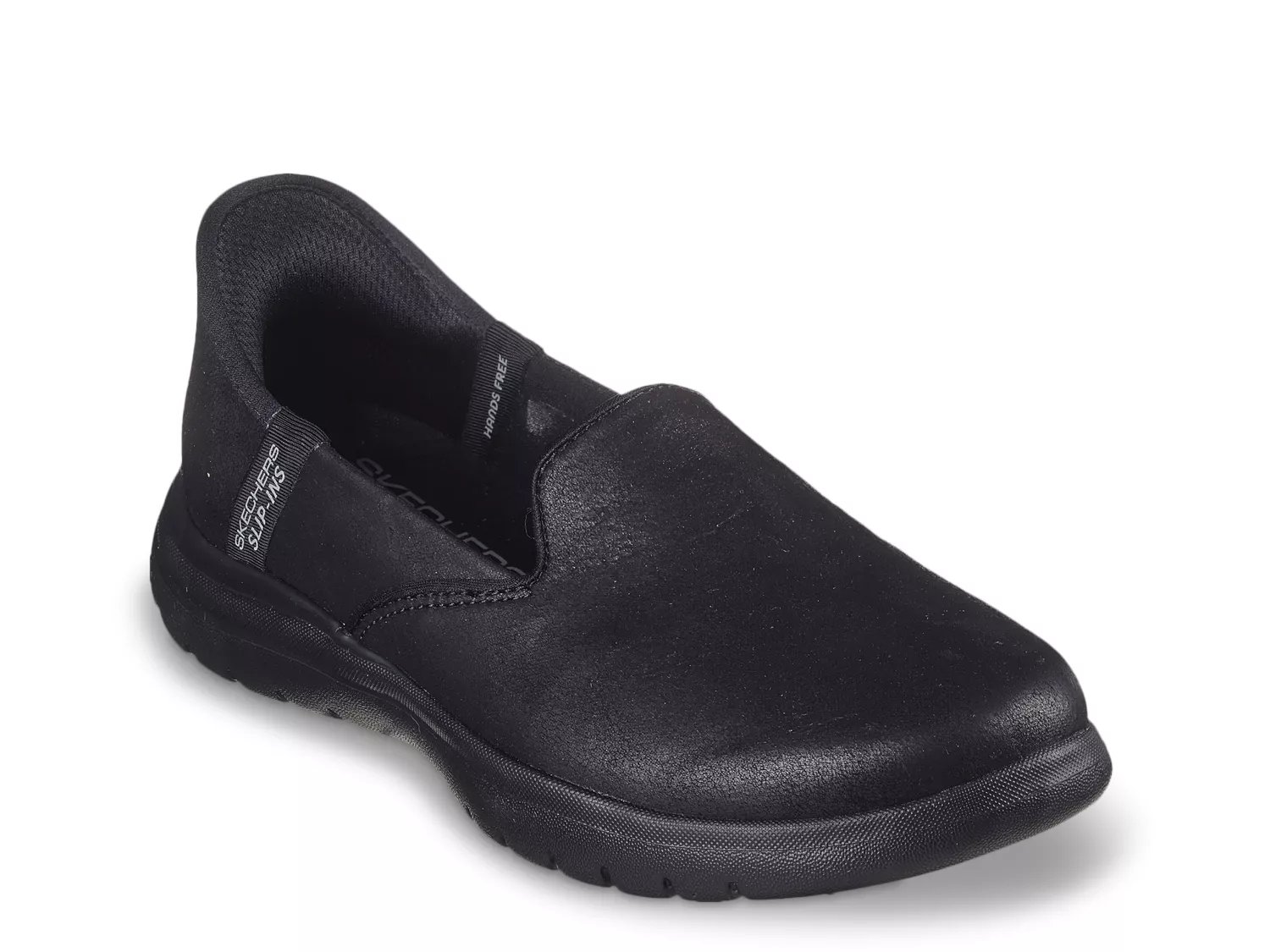 Skechers go walk 2024 leather slip on