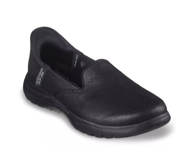 Skechers GoFlex Walk slip on sports shoes, Women's Fashion