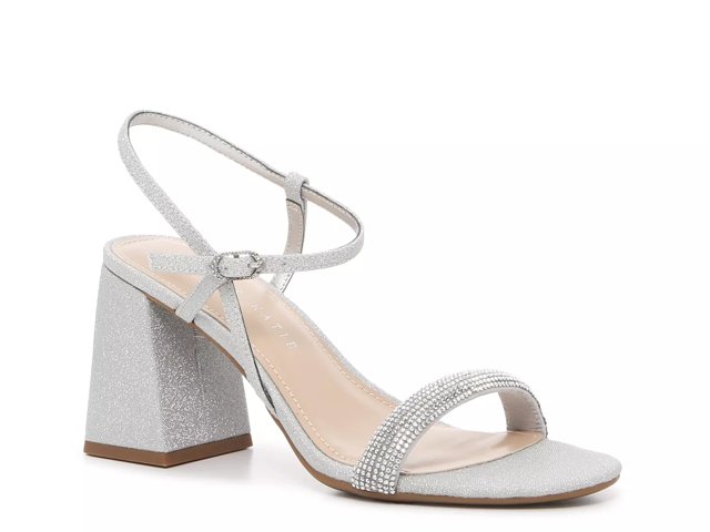 Kelly and katie silver heels best sale