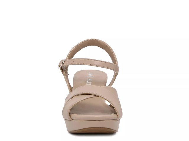 Anne klein lalima platform sandal beige store