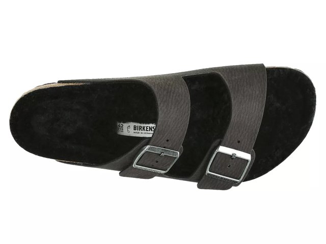 birkenstock arizona shearling black