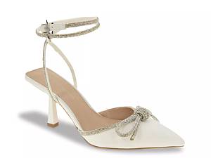 Dsw wedding shoes low on sale heel