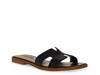 HADYN Tan Leather Women's Slide Sandals