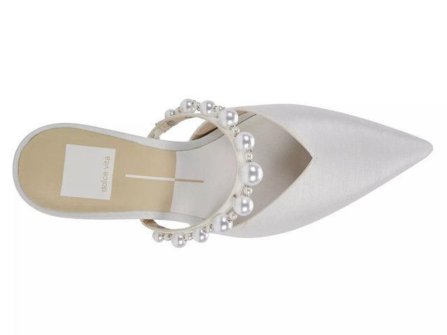 Dolce vita white mules outlet