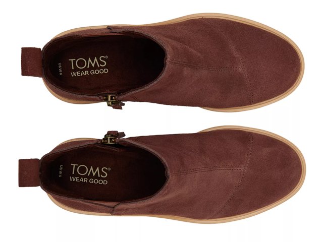 Toms hot sale brown booties