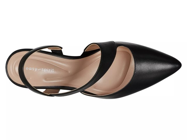 Easy spirit black patent leather shoes top