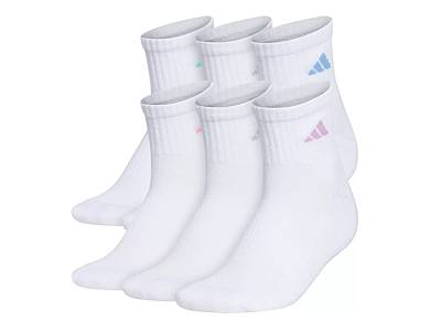 Women's Cushioned Athletic Cotton Socks Quarter High Length Women