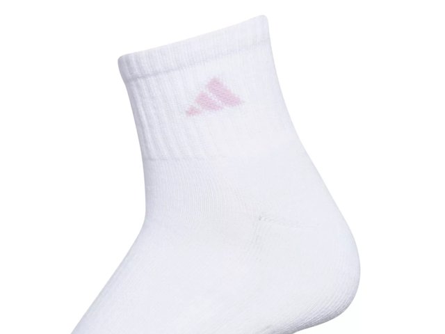 adidas Women's Athletic Cushioned Quarter Socks (6-Pair) with Arch