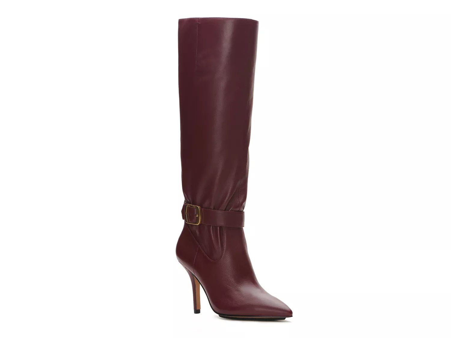 Vince camuto tall buckled leather hot sale riding boot