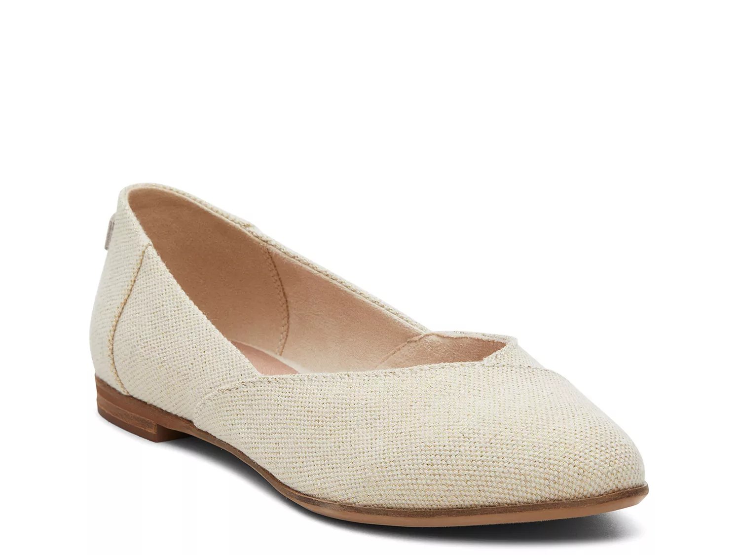 Toms jutti store flats taupe