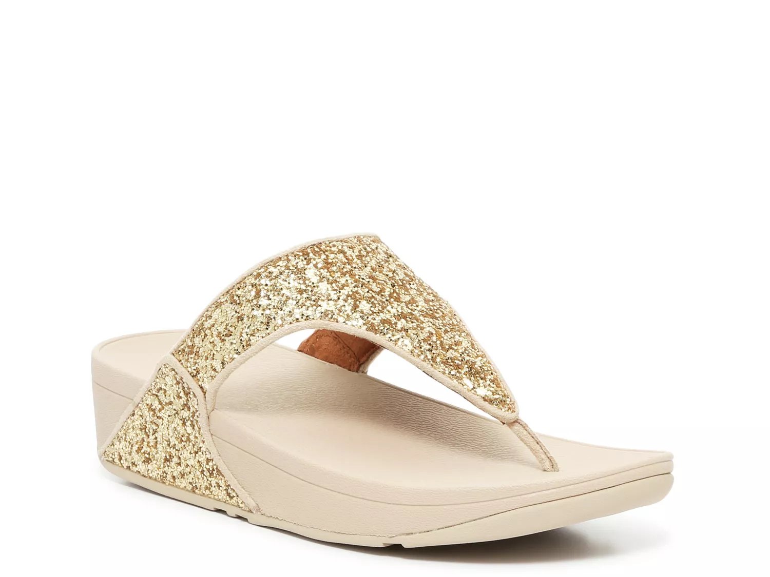 FitFlop Shimma Wedge Glitter Sandal - Free Shipping | DSW