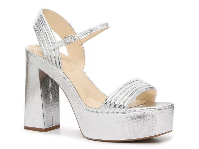 Dsw sales silver sandals