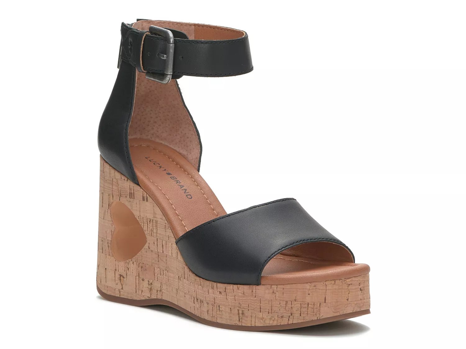 Lucky brand best sale cork wedges