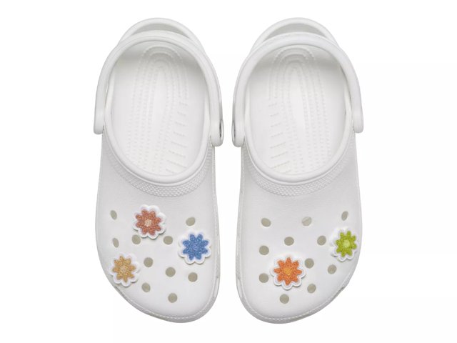 Crocs Flower Patches Jibbitz Charms-5PK Shoes