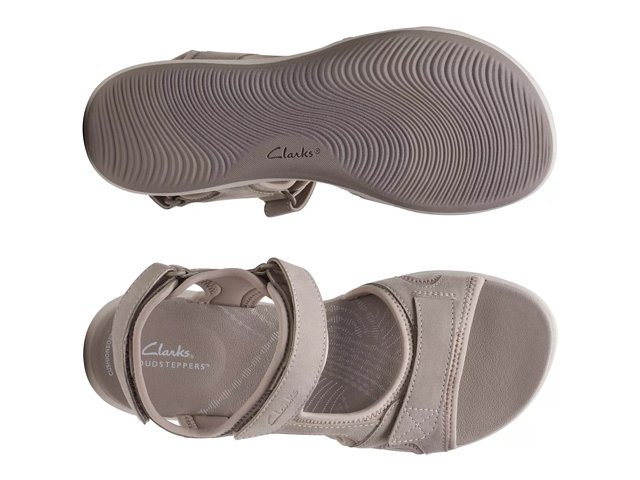 Clarks sandals grey cheap